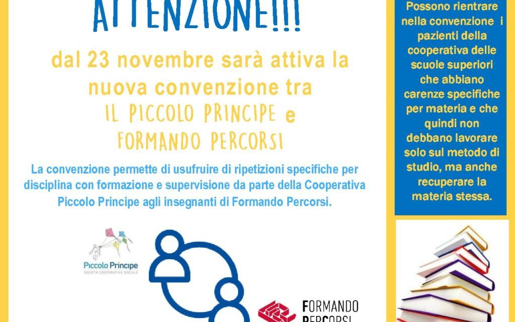 CONVENZIONE FORMANDO PERCORSI